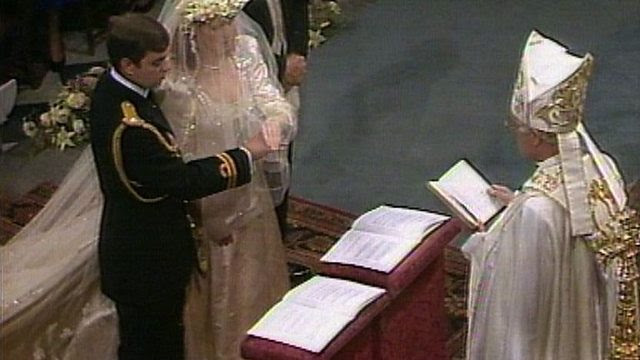 Prince harry's wedding car had one weird detail. Bbc History Prince Andrew S Wedding Pictures Video Facts News