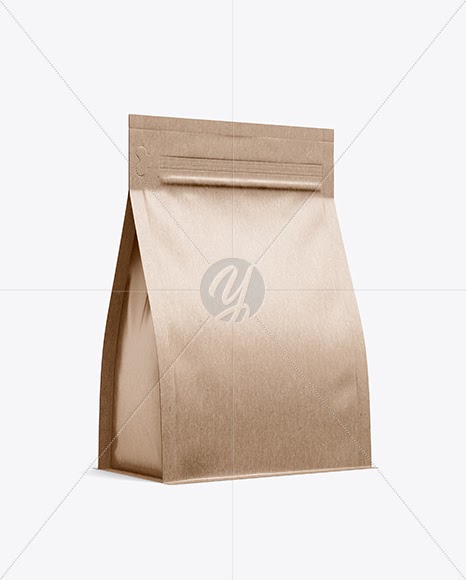 Download Download Kraft Coffee Bag Mockup - Half Side View PSD ...
