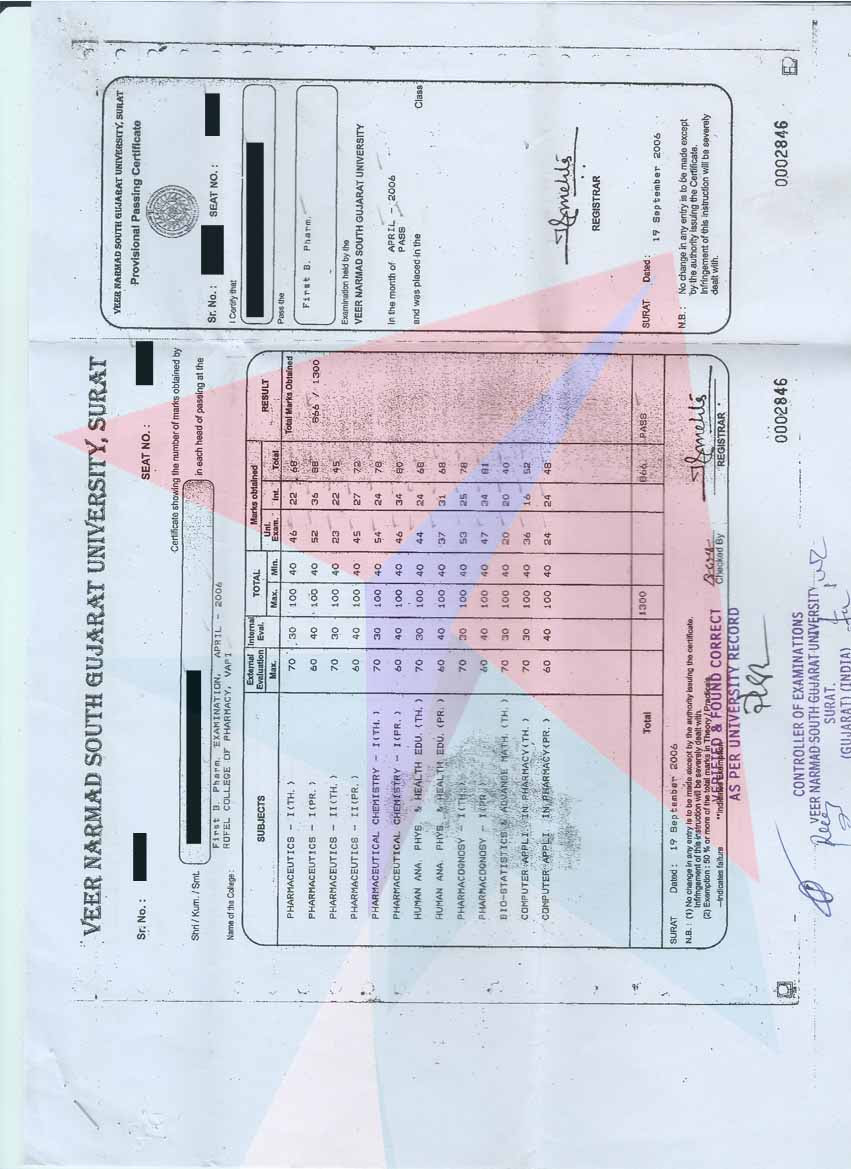 Bsc Sem 1 Result 2018 Vnsgu Kalimat Blog