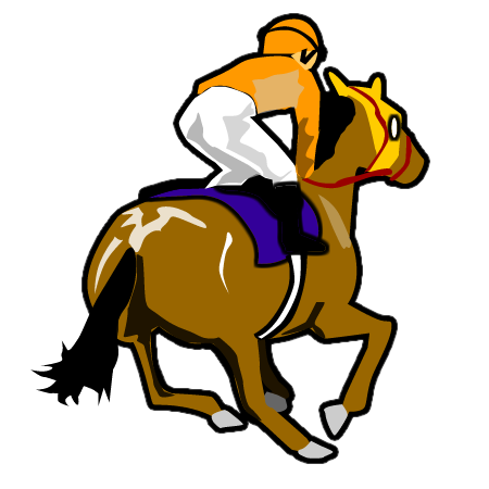 動物画像のすべて 最高の競馬 イラスト 無料