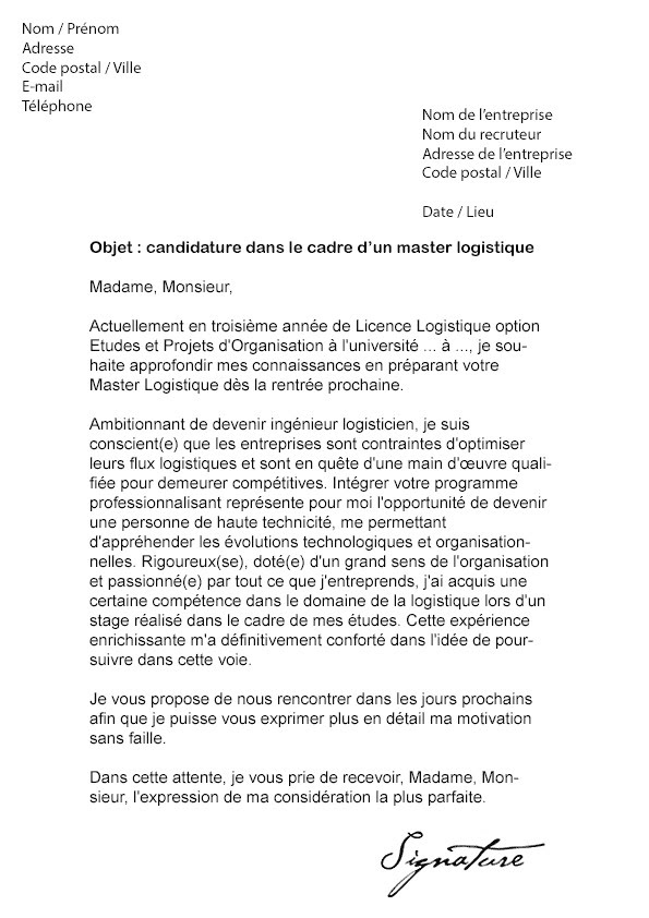 Lettre De Motivation Responsable Boulangerie - Berkata r