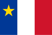 Flag of Acadia.svg