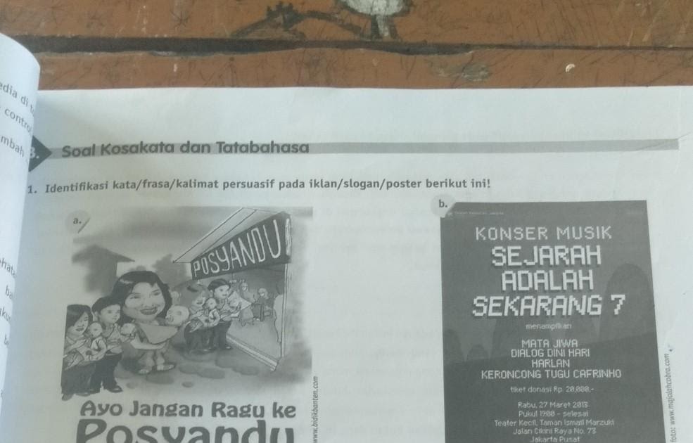 10++ Contoh Soal Bahasa Indonesia Tentang Iklan Slogan Dan