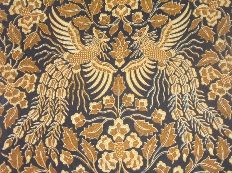 Motif Batik Burung Phoenix Ciri Khas Dari - Batik Indonesia
