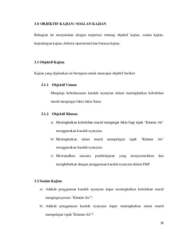 Contoh Soalan Soal Selidik Projek Akhir - SEO Majalah