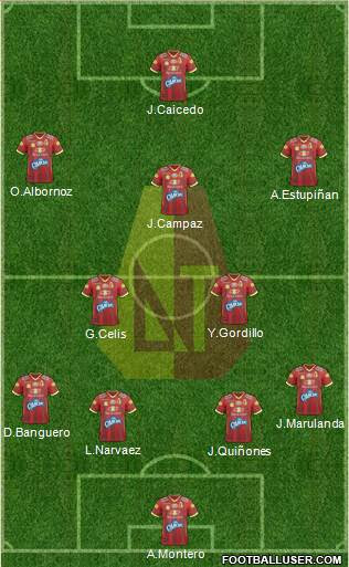 Resultado online deportivo cali vs deportes tolima. Cc Deportes Tolima Colombia Football Formation