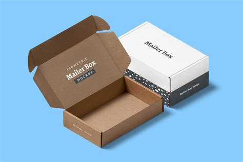 Download Mailer Box Mockup - Free Download Mockup