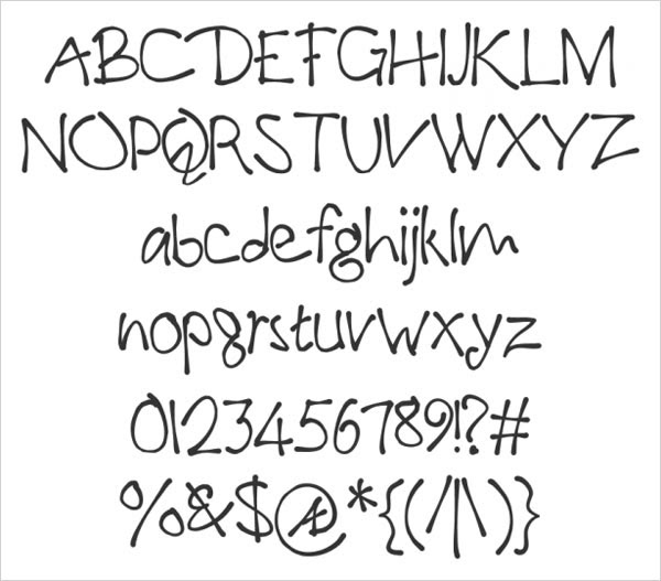 Images Of Fonts To Draw Alphabet