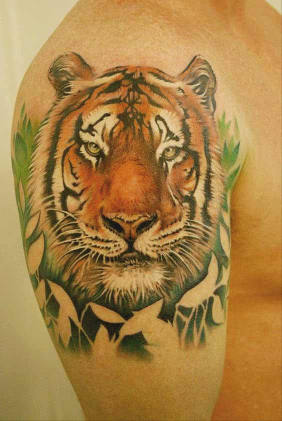 Tattoo hổ ở ngực cực ấn tượng cho nam giới. Tá»•ng Há»£p 50 Hinh XÄƒm Há»• Ä'áº¹p Cháº¥t Ä'á»© Ä'á»« Danh Cho Cáº£ Nam Va Ná»¯