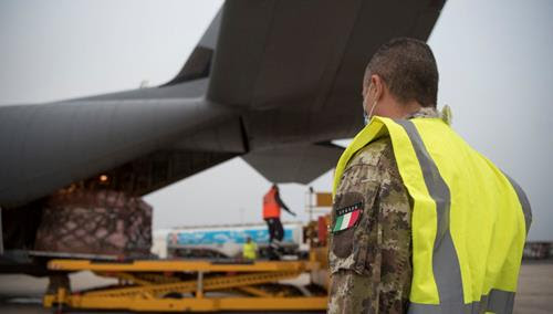 United States transports aid in Italy using NATO’s Rapid Air Mobility initiative