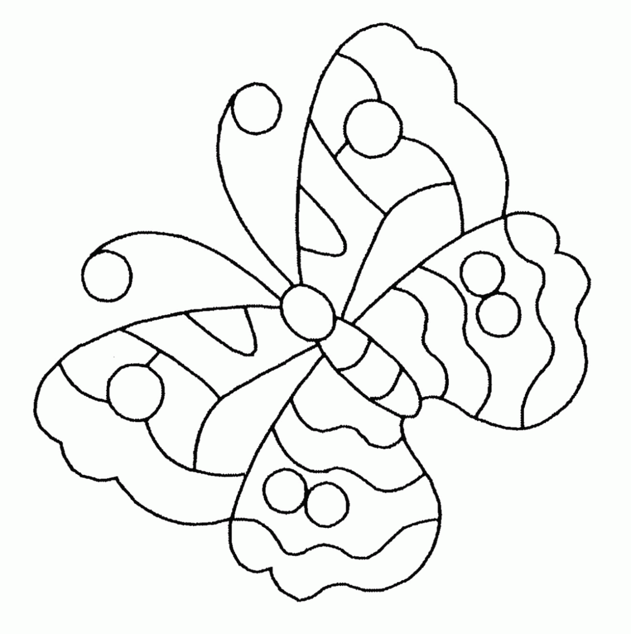 The drawings given, vary from simple outlines, to bold patterns, to beautiful minute designs within the wings of the butterfly. Free Pic Of Butterfly Simple In Black N White For Colouring For Kindergarten Download Free Pic Of Butterfly Simple In Black N White For Colouring For Kindergarten Png Images Free Cliparts On