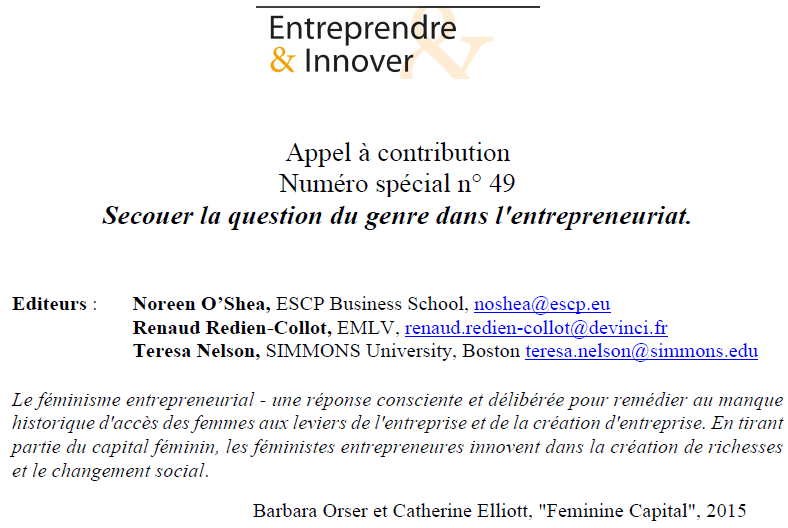 48,4% jeune blonde se fait prendre par des hommes. Call For Papers Academie De L Entrepreneuriat Et De L Innovation