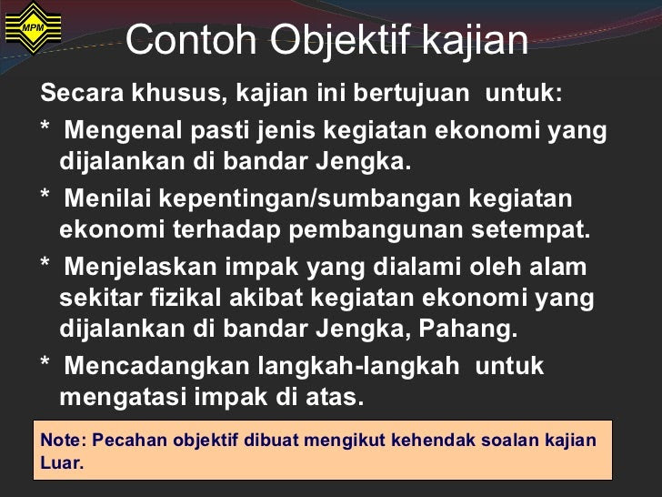 Contoh Soalan Kajian Impak - Surat 33