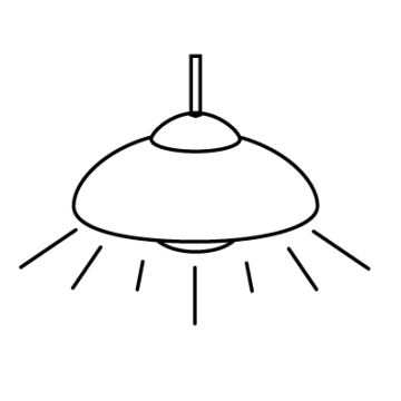 照明 イラスト Free Illustration Material