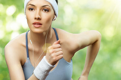 running for skin health