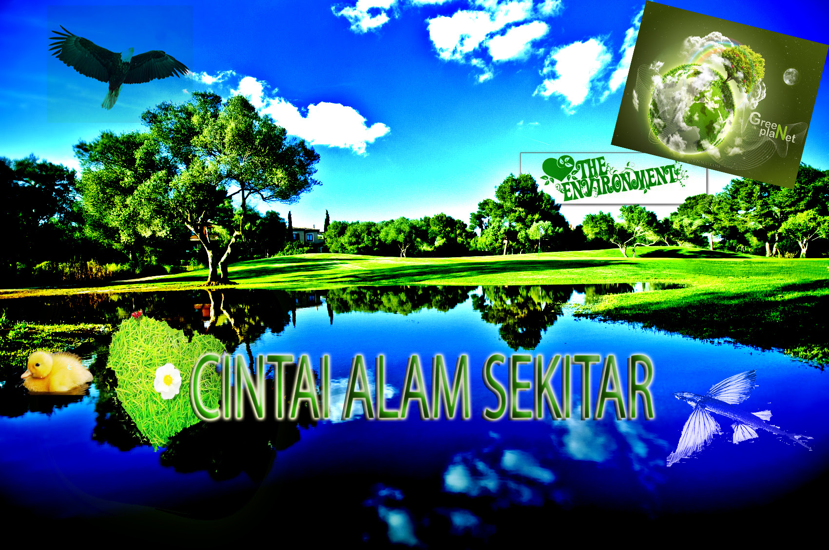 Contoh Gambar Poster Alam Sekitar
