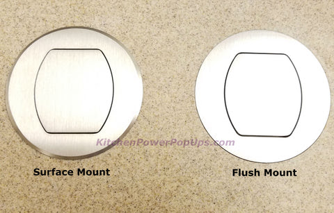 Select a flat mounting location and install the unit as shown below. Hubbell Countertop Receptacles Surface Or Flush Mount Decision Guide Kitchen Power Pop Ups