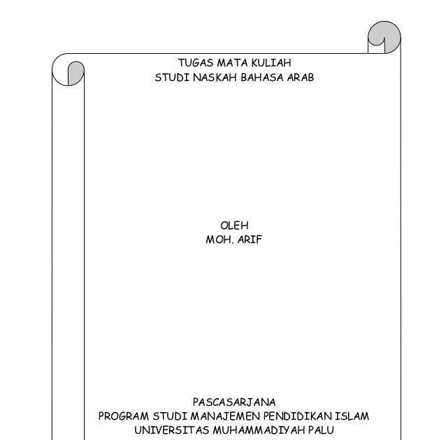 Contoh Cover Makalah Manajemen - Contoh Ole