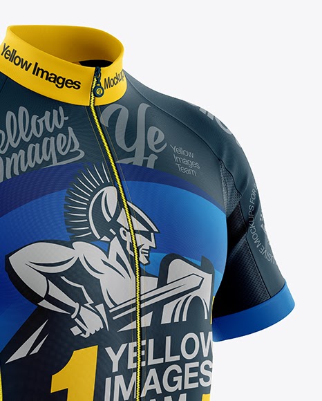 Download Download Bike Jersey Mockup Free Download Yellowimages - Men S Full Zip Cycling Jersey Mockup ...
