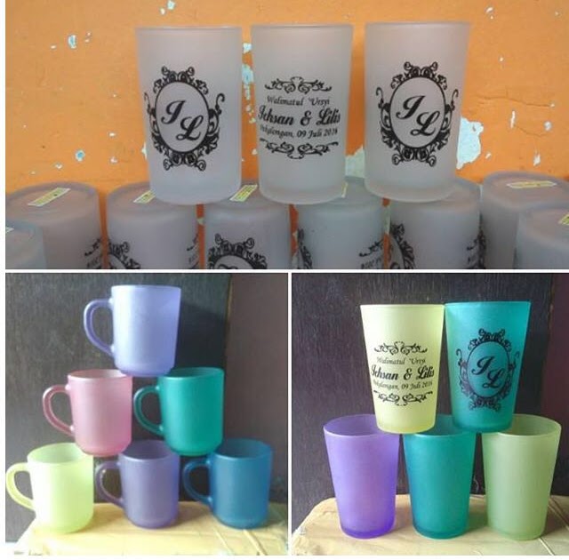 35 Terbaru Contoh  Souvenir Gelas  Unik Souvenir Unik