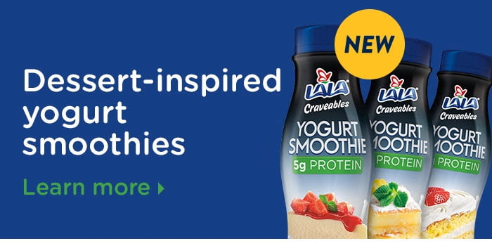 Dessert-Inspired yogurt smoothies