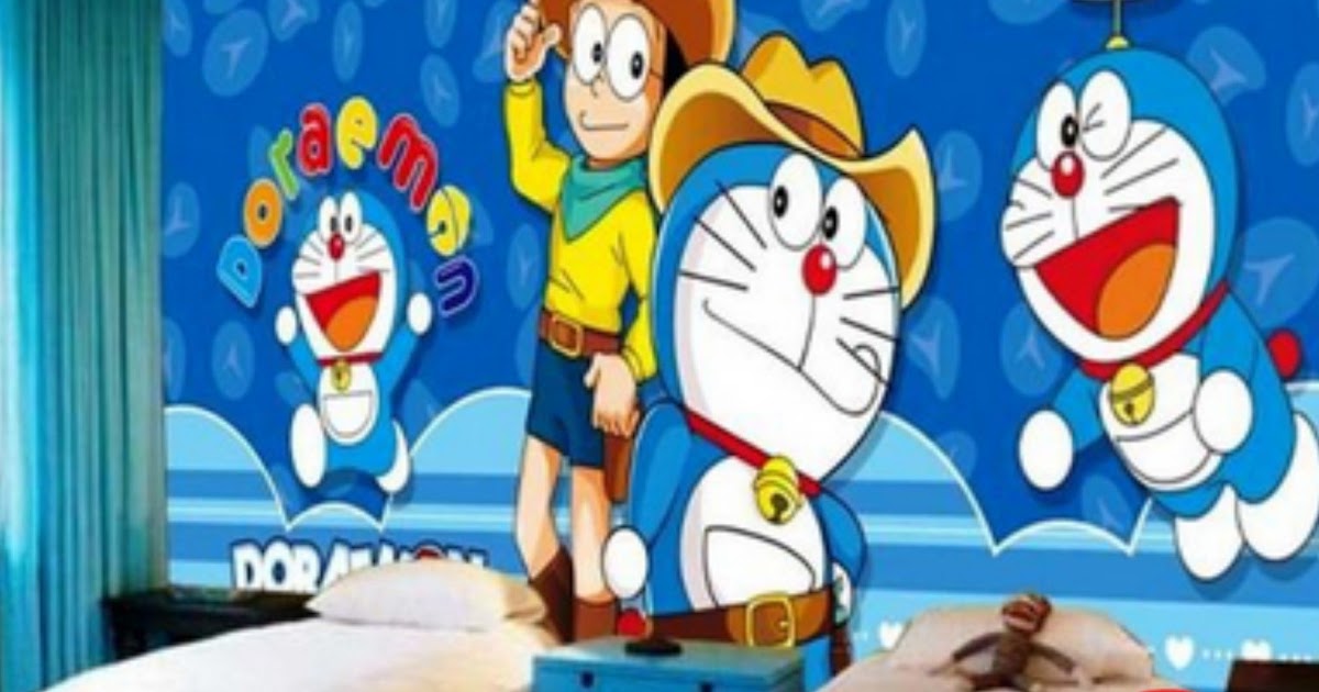  Gambar  Doraemon Di Tembok Kamar Gambar  Keren