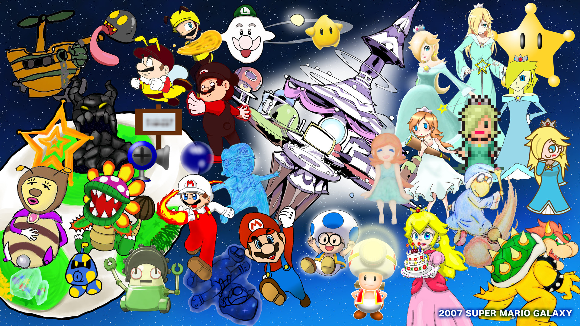50 壁紙 マリオギャラクシー 最高の花の画像