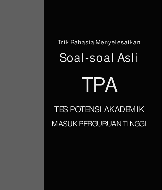 Tespotensiakademikderet Angka Dan Huruf