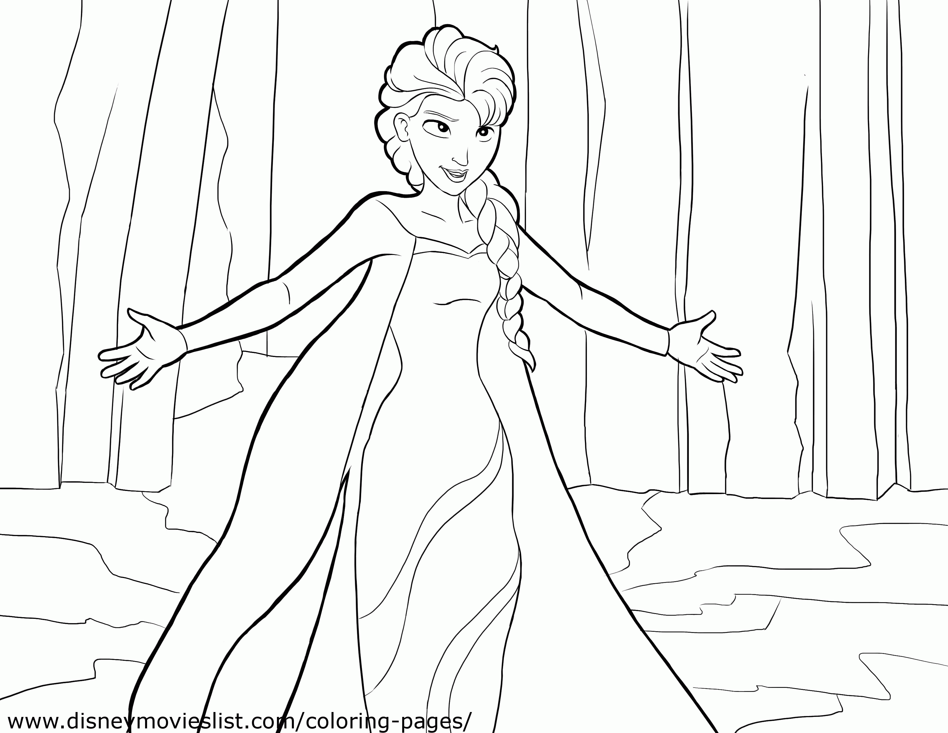 93 Gambar Sketsa Frozen Elsa Gambar Pixabay