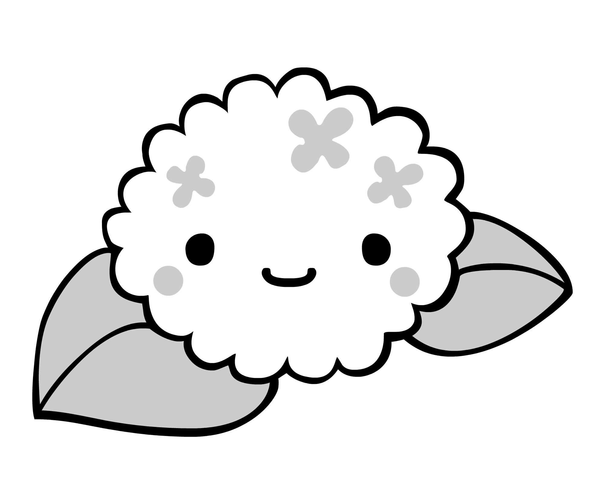上選択 6月 イラスト 白黒 イラスト素材