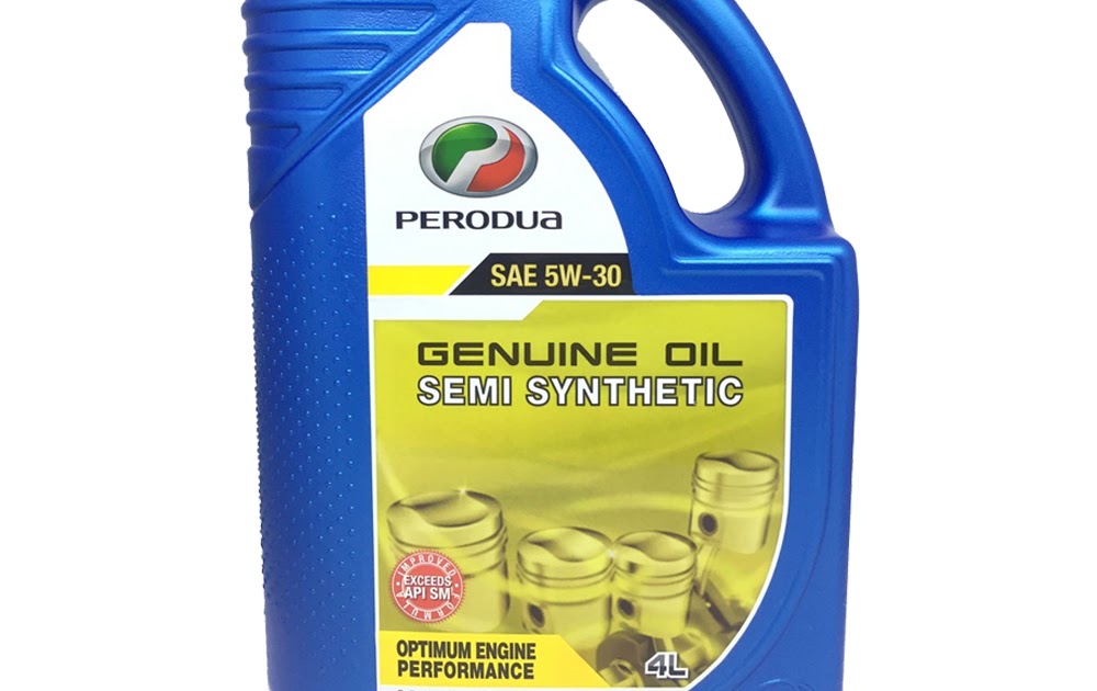 Perodua Semi Synthetic Engine Oil 5w-30 - Contoh Desem