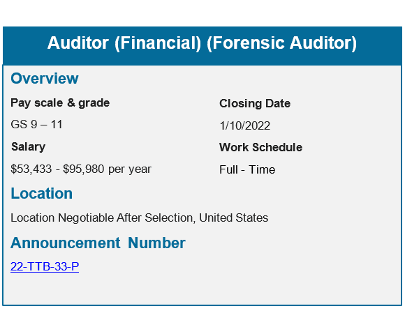 auditor announcement