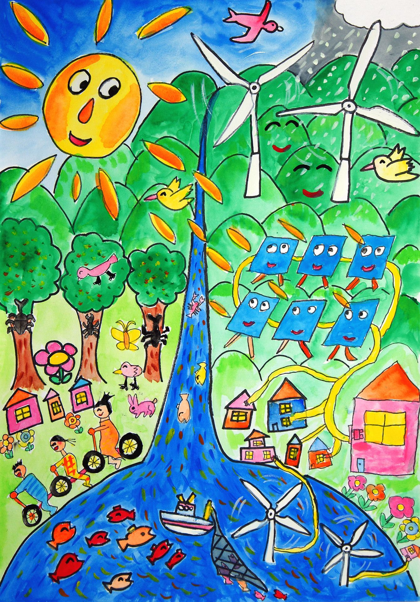 新着夏休み 絵画 コンクール 中学生 最高のぬりえ