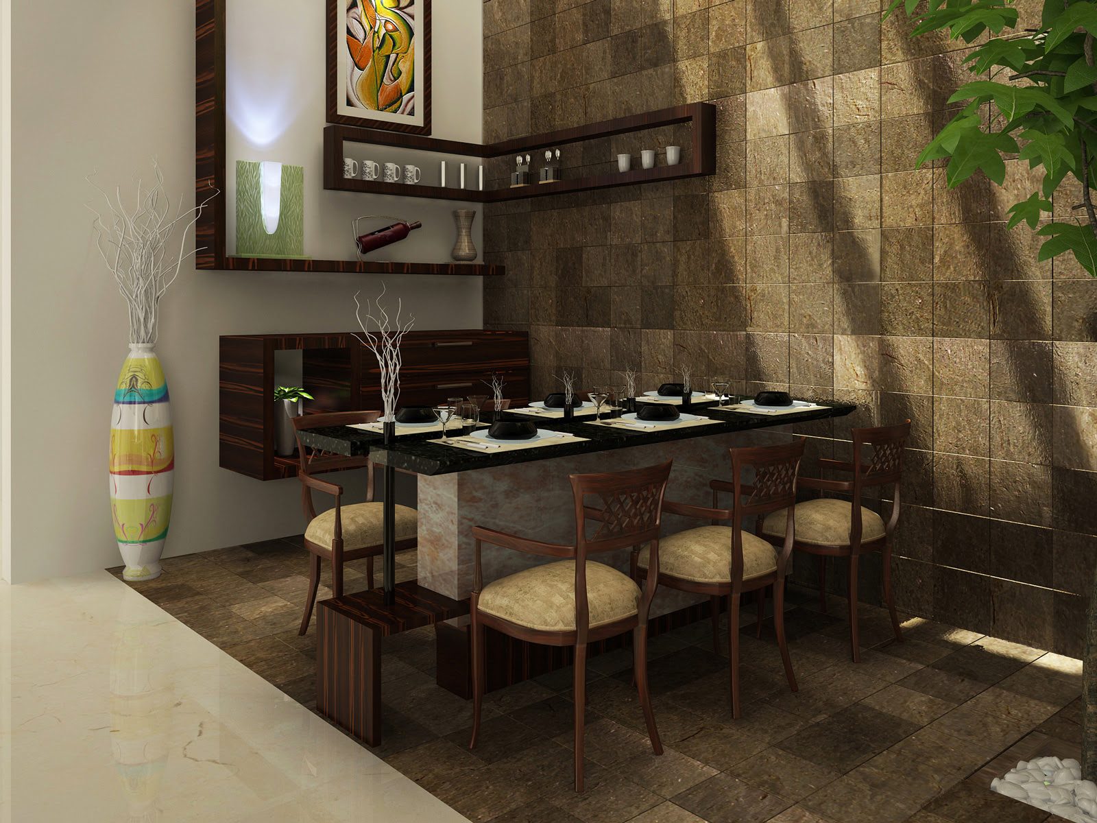 We are walkthrough expert and a leading 3d architectural rendering company in india. New Interior Trends In Kerala Dining Room Design For Your House