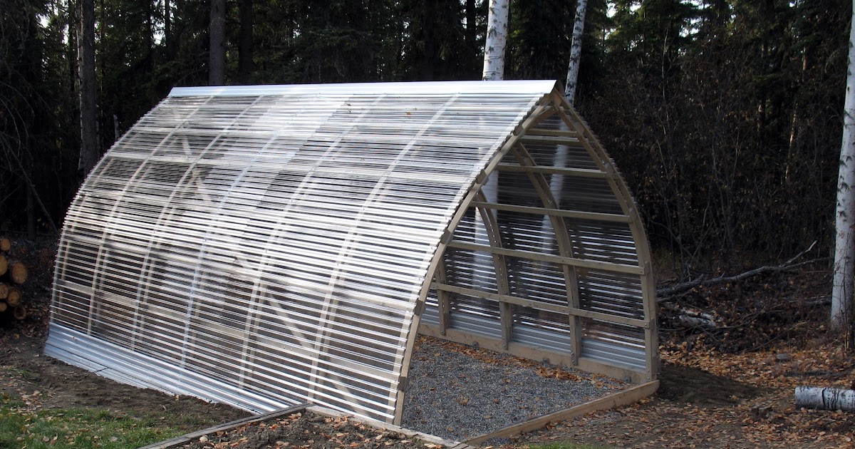 Shedme: Bow-roof shed/greenhouse