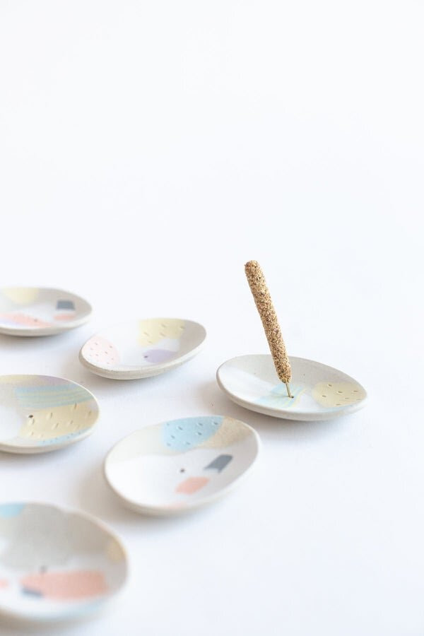 Gum or other substance producing a sweet smell when burned, from old french encens incense (v.1). 7 Handmade Ceramic Incense Holders For The Mindful Home