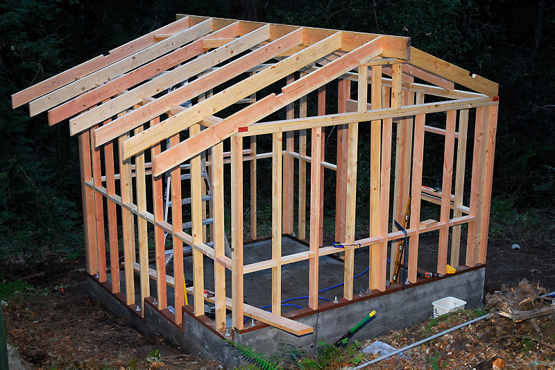 Dugule: Rafter designs for a shed roof
