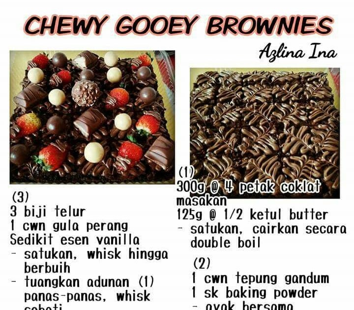 Resepi Red Velvet Brownies Azlina Ina - Resepi Bergambar