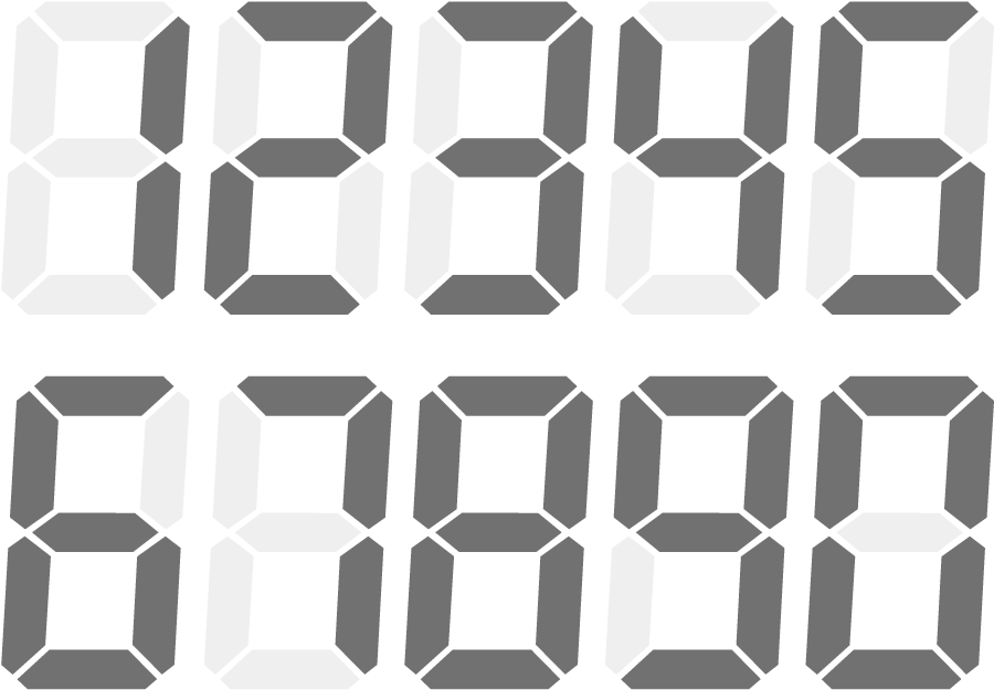 最も欲しかった デジタル 数字 フォント デジタル 数字 フォント エクセル