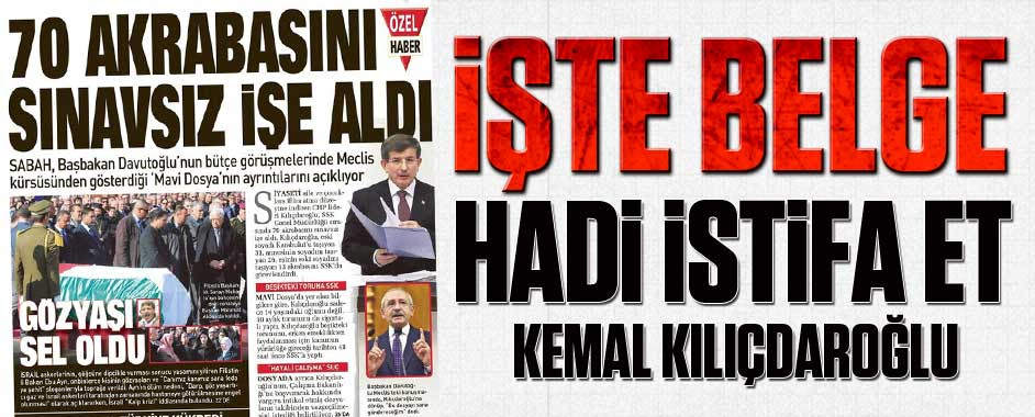 10 yılımızı incelediler, bir müfettiş ordusu görevlendirdiler. Iste Belge Hadi Istifa Et Kilicdaroglu Medyagundem