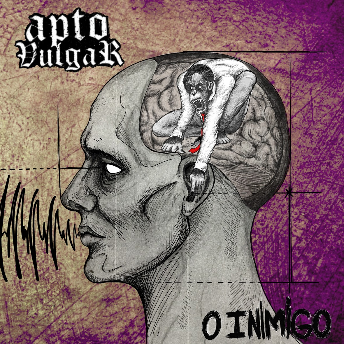 Apto Vulgar - O Inimigo capa 