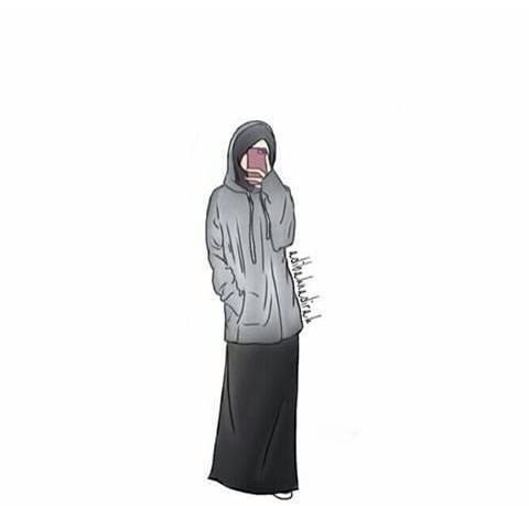 31 Gambar Kartun  Hijab  Style Gambar Kartun  Mu