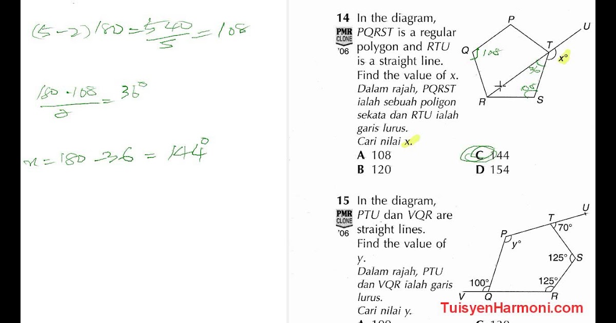 Contoh Soalan Latihan Pt3 - H Soalan