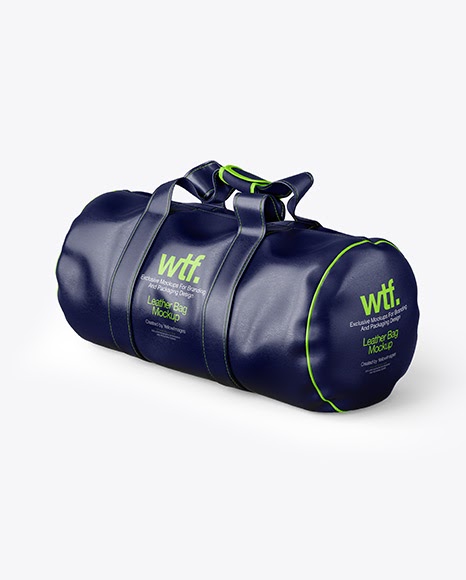 Download Download Psd Mockup Bag Baggage Cylindrical Bag Duffel Bag Gym Bag Leather Luggage Sport Bag ...