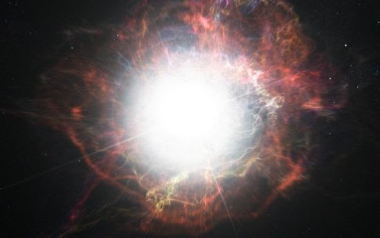 Here's what the supergiant star Betelgeuse will look like when it goes supernova