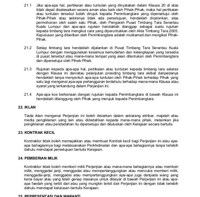 Surat Rayuan Kuarters Kuora O