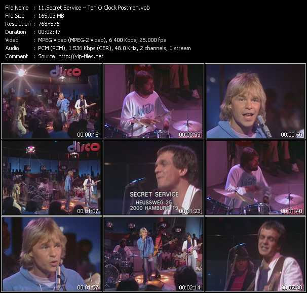 Flash in the night (alex dea remix. Ten O Clock Postman Video Song By Secret Service Performing Download In Hq