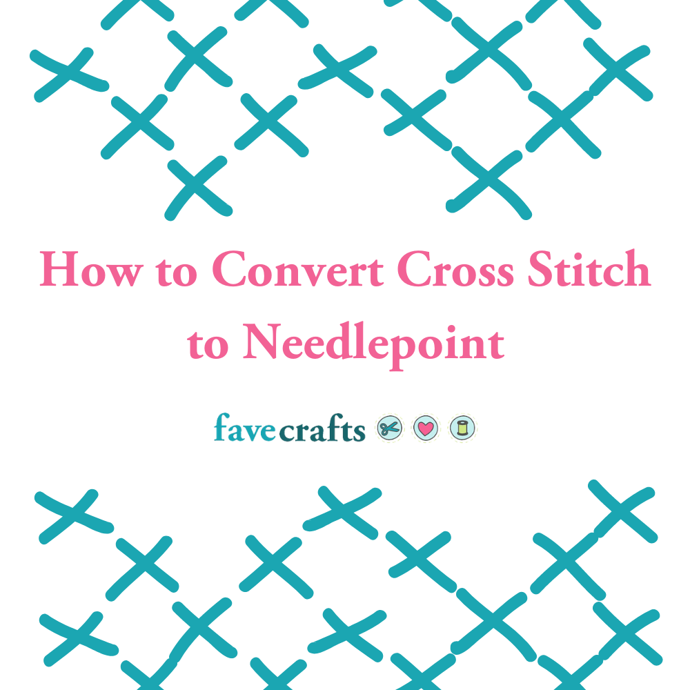 The single crochet, abbreviated sc. How To Convert Cross Stitch To Needlepoint Favecrafts Com