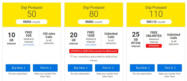 Buy Digi Postpaid Unlimited Data Plan Seetracker Malaysia