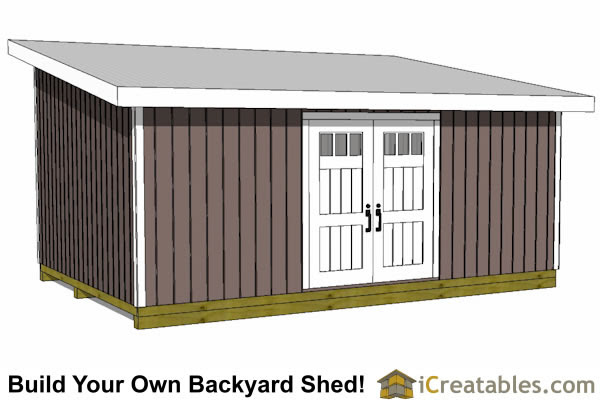 material shed: free shed plans 12x14